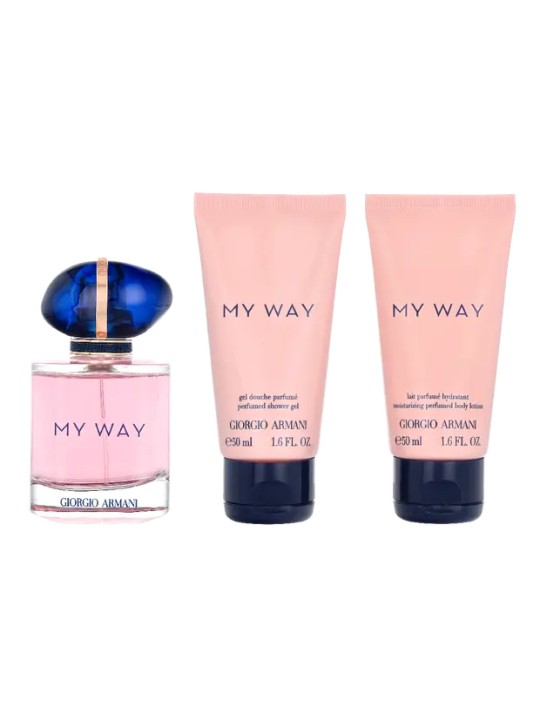 Armani My Way Giftset eau de parfum Spray 50ml Shower Gel 50ml Body Lotion 50ml 100ml