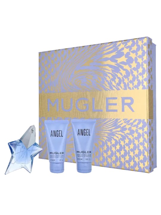 Thierry Mugler Angel Giftset eau de parfum Spray 25ml Body Lotion 50ml  Shower Gel 50ml 30ml
