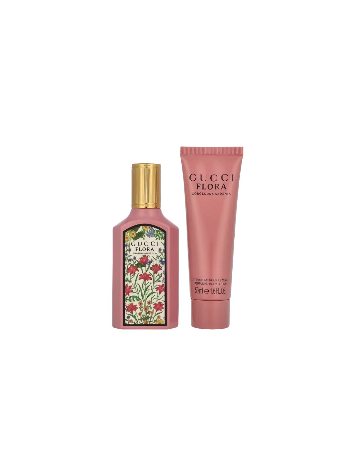 Gucci Flora Gorgeous Gardenia Giftset eau de parfum Spray 50ml Body Lotion 50ml 15ml