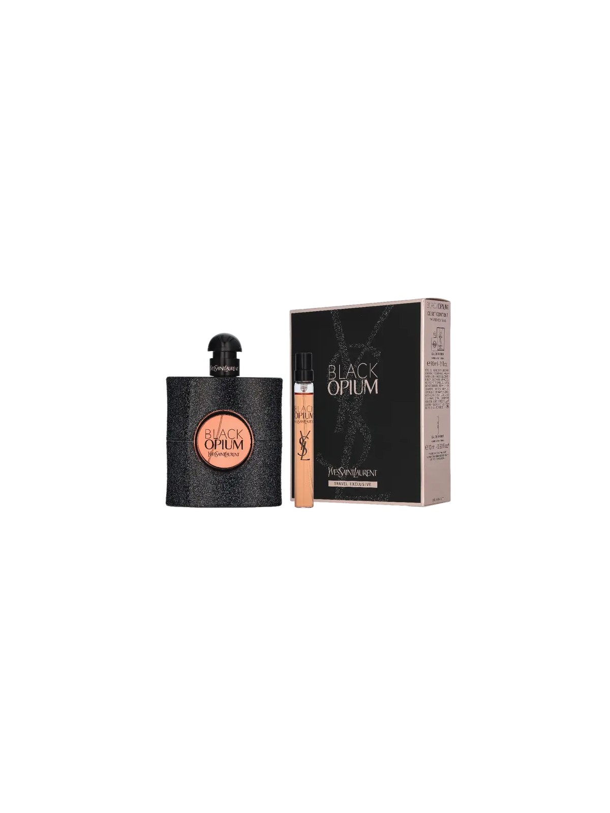 YSL Black Opium Giftset eau de parfum Spray 90ml eau de parfum Spray 10ml 15ml
