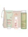 Clarins Cleansing Combination Set Foaming Cleanser 125ml Lotion 200ml Milk 50ml Purse 8,5g