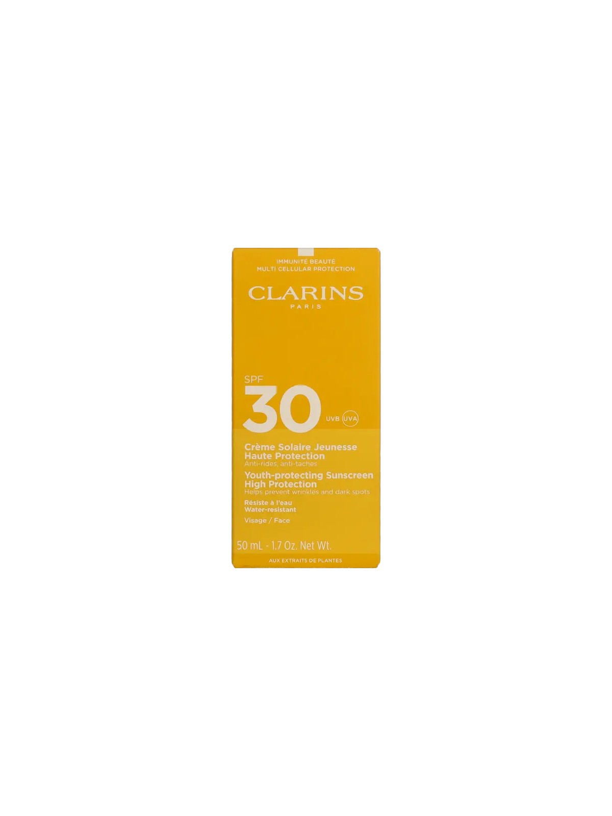 Clarins Crema viso SOLAR dry touch UVA/UVB30 50ml unisex