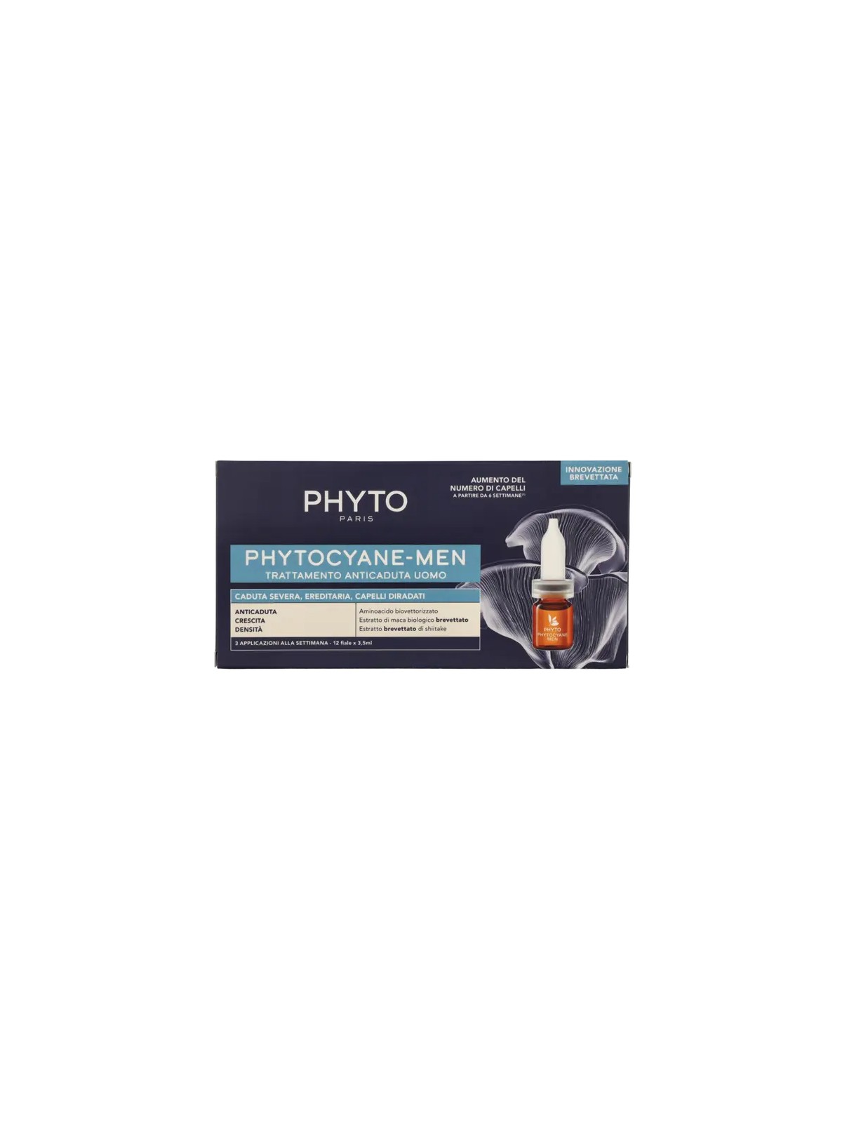 Phyto Phytocyane Men Treatment Set 12x3,5ml Ampoules - Anti Hair Loss 3g
