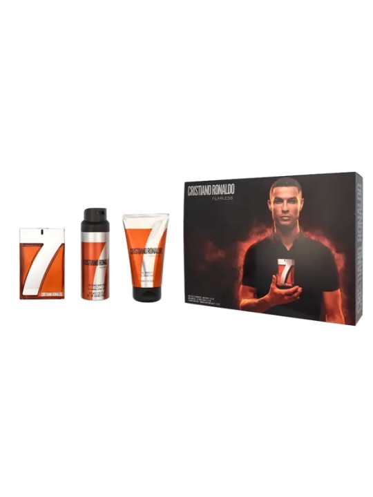 Cristiano Ronaldo CR7 Fearless Giftset eau de toilette Spray 100ml Shower Gel 150ml Body Spray 150ml 185ml