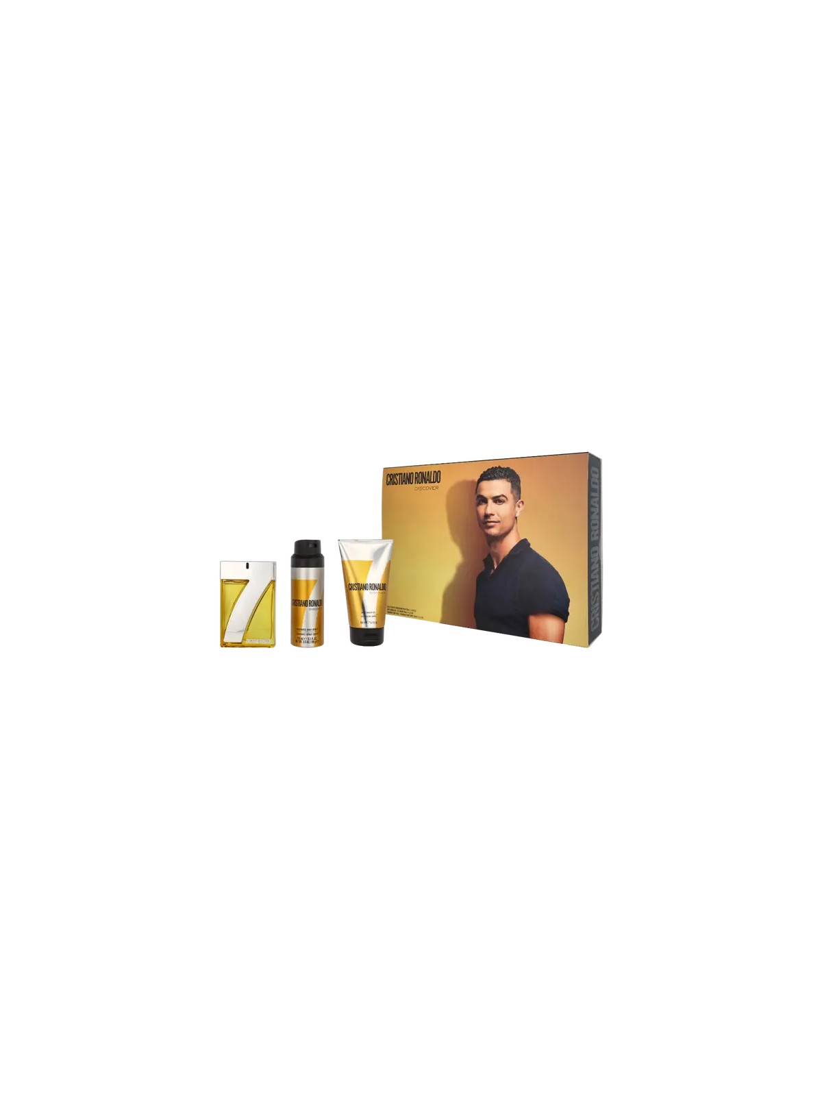 Cristiano Ronaldo CR7 Discover Giftset eau de toilette Spray 100ml Shower Gel 150ml Body Spray 150ml 70ml