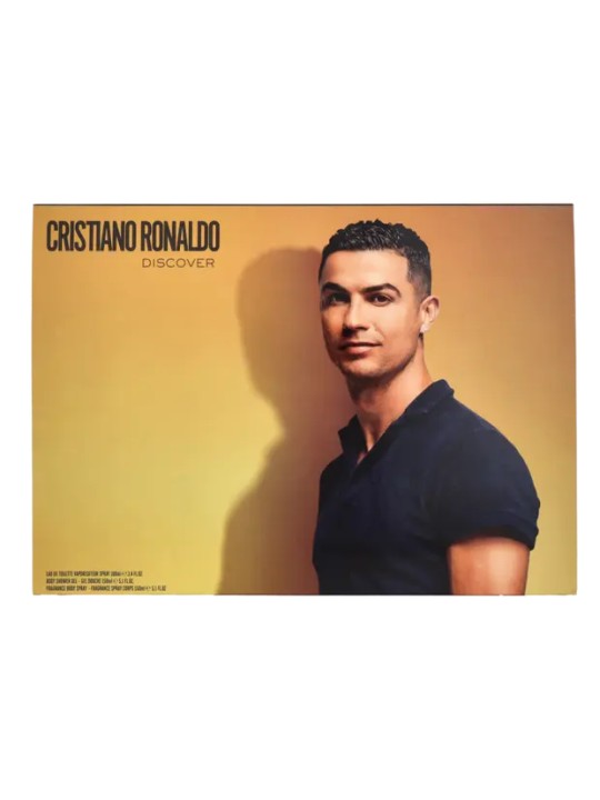 Cristiano Ronaldo CR7 Discover Giftset eau de toilette Spray 100ml Shower Gel 150ml Body Spray 150ml 70ml