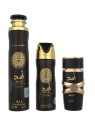 Lattafa SET Asad eau de parfum spray 100ml + DEO spray 200ml + DEODORANTE spray per ambienti 300ml