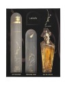 Lattafa SET Maahir eau de parfum spray 100ml + SPRAY PROFUMATO 200ml + DEODORANTE PER AMBIENTI 300ml