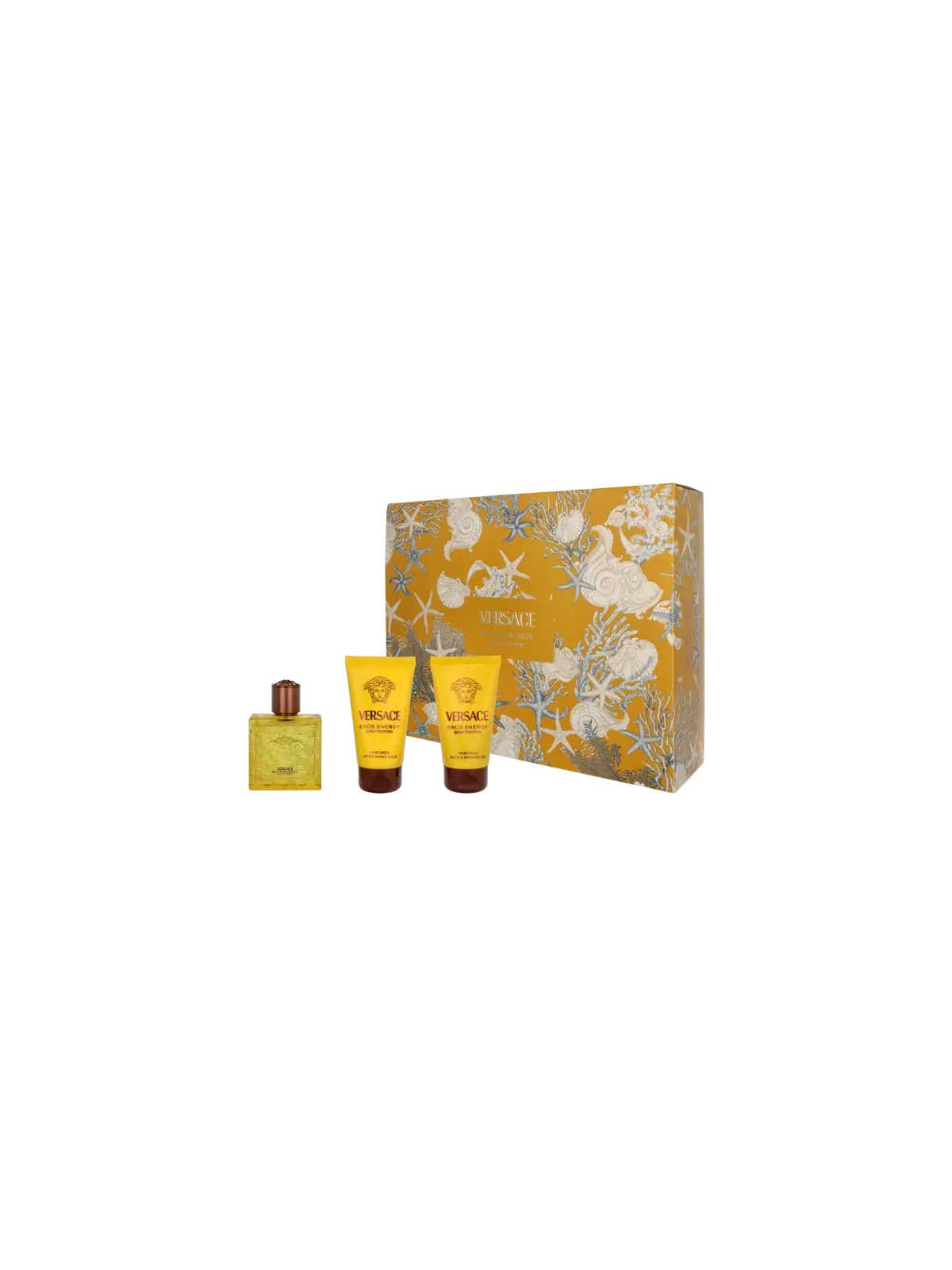 Versace SET Eros Energy eau de parfum spray 50ml + GEL DOCCIA 50ml + BALSAMO 50ml