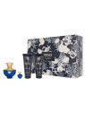 Versace Dylan Blue Pour Femme Giftset eau de parfum Spray 100ml eau de parfum Spray 5ml Body Lotion 100ml Bath & Shower Gel 100