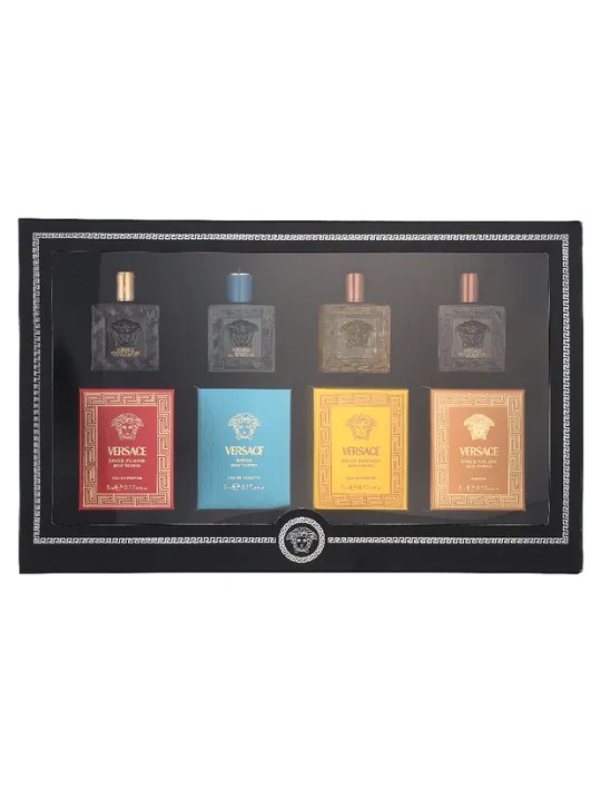 Versace Miniature Set Men 4x5ml - Eros Najim Parfum Eros Energy eau de parfum Eros eau de toilette Eros Flame eau de parfum 75m
