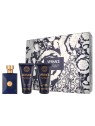 Versace Dylan Blue Pour Homme Giftset eau de toilette Spray 50ml Bath & Shower Gel 50ml Aftershave Balm 50ml 150ml