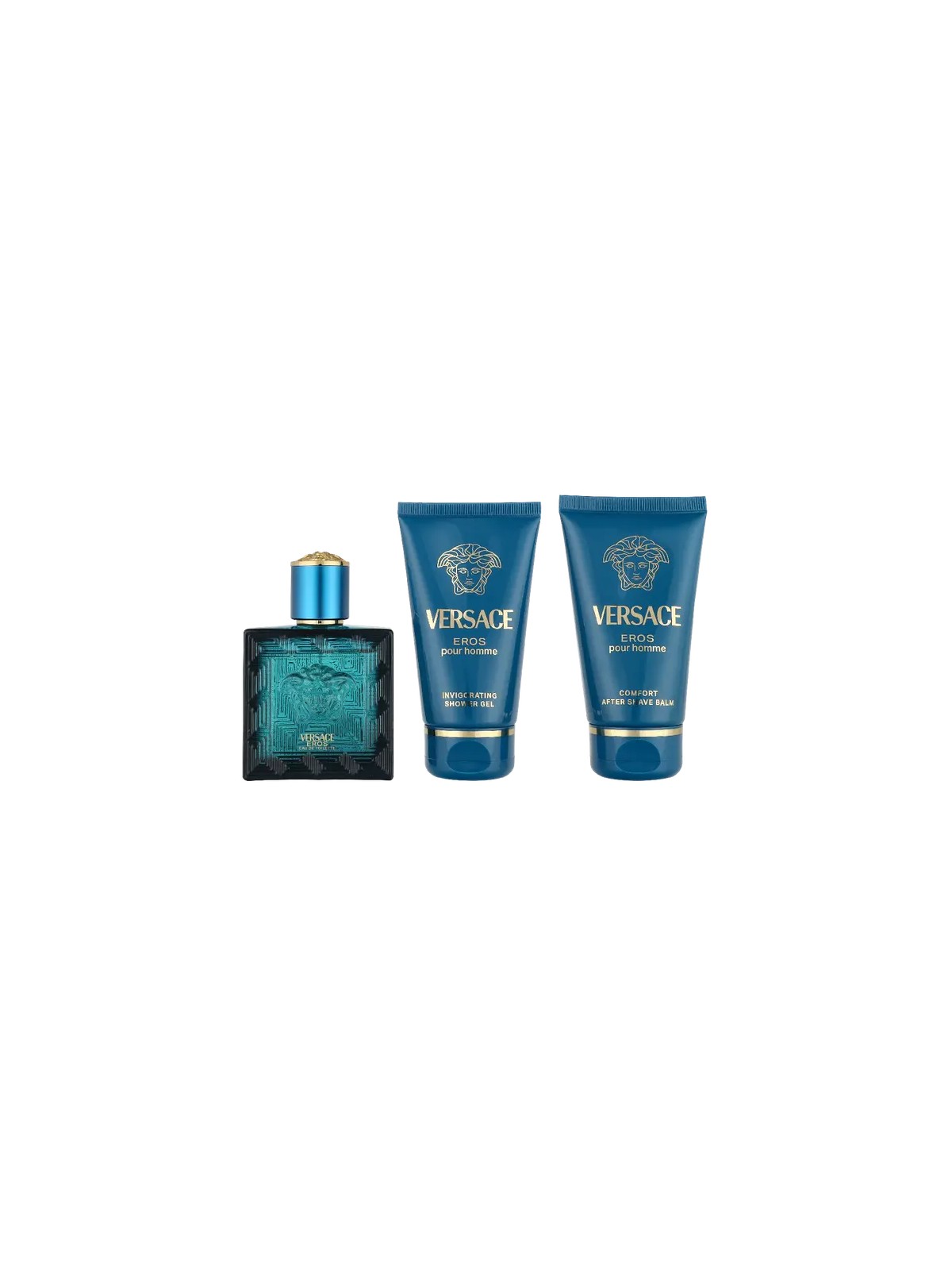 Versace Eros Pour Homme Giftset eau de toilette Spray 50ml Bath & Shower Gel 50ml Aftershave Balm 50ml 6g