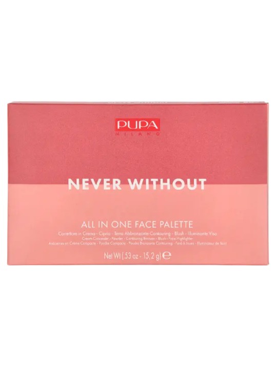 Pupa Never Without All In One Face Palette n.002 Medium 5ml