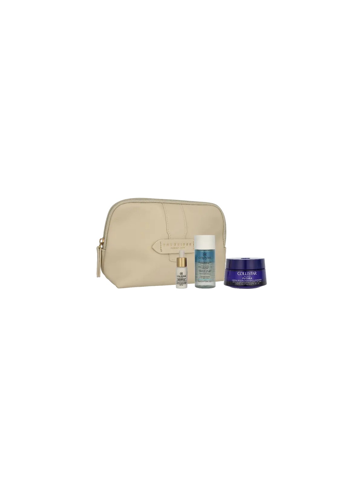 Collistar Futura Set Futura Day Cream 50 ml   Mini Bifase Cleanser 35 ml   Mini Protective Drops 5 ml   Pouch 300ml