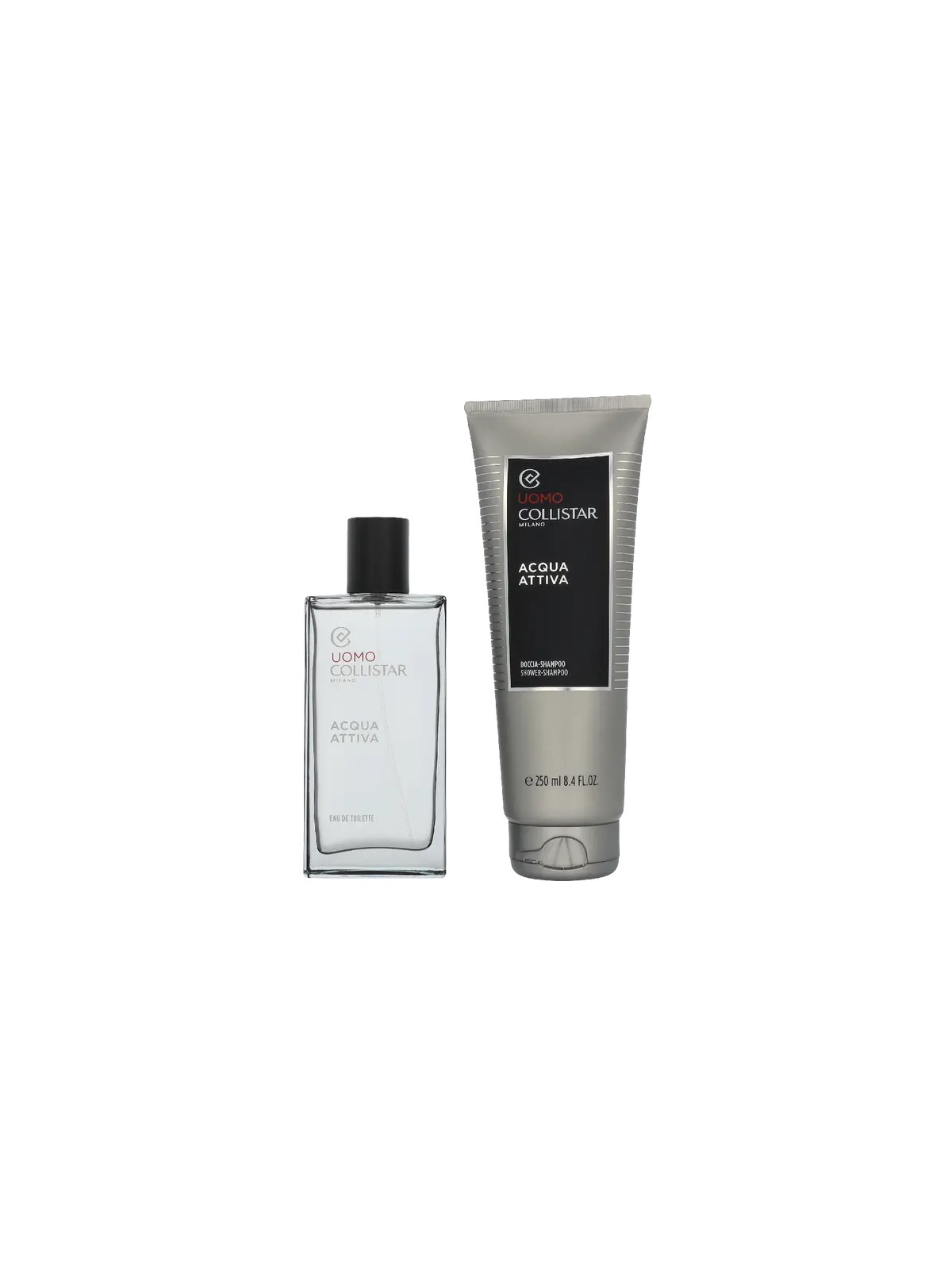 Collistar SET Xmas 2025 Uomo Acqua Attiva eau de toilette spray 100ml + Shampoo Doccia 250ml