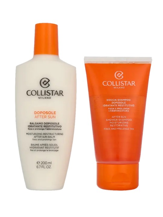 Collistar Sun Giftset After-Sun Conditioner 200ml After-Sun Shower-Shampoo 150ml 300ml