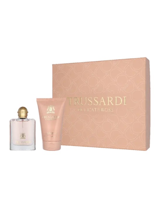Trussardi Delicate Rose Contemporary Giftset eau de toilette Spray 50ml Body Lotion 100ml 100ml
