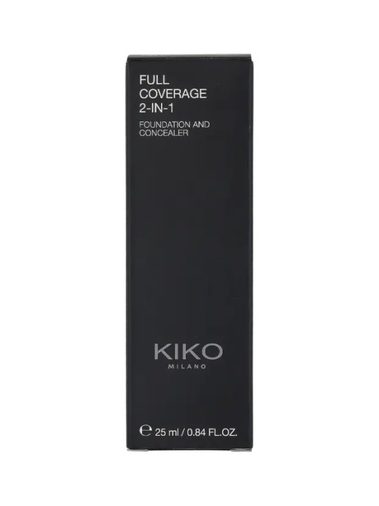 Kiko Milano Full Coverage 2 In 1 Foundation & Concealer N01 6,5ml