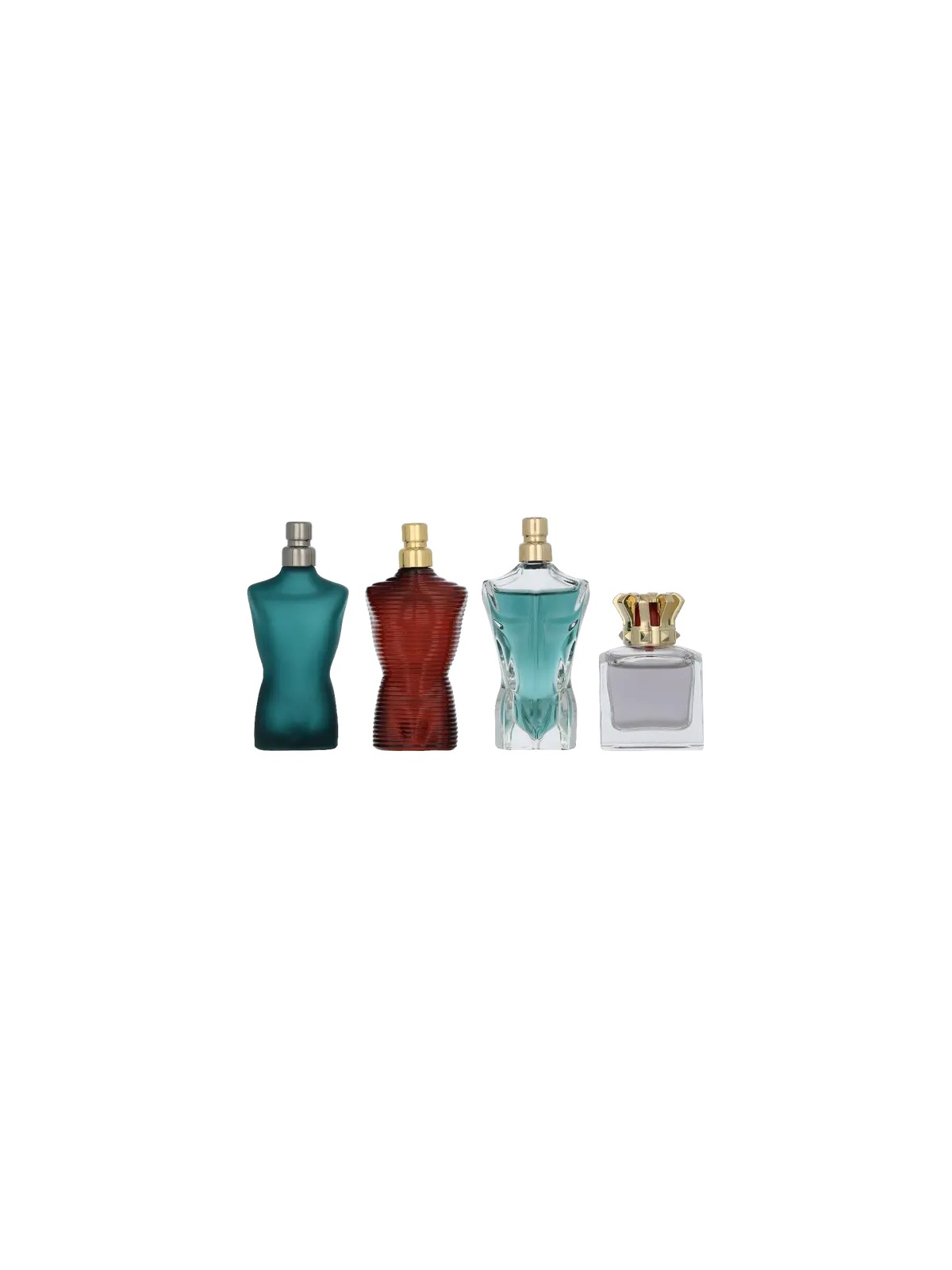 J.P. Gaultier Classique Miniatures Set Le Male eau de toilette Spray 7ml Scandal eau de toilette Spray 7ml Le Male Elixir Spray