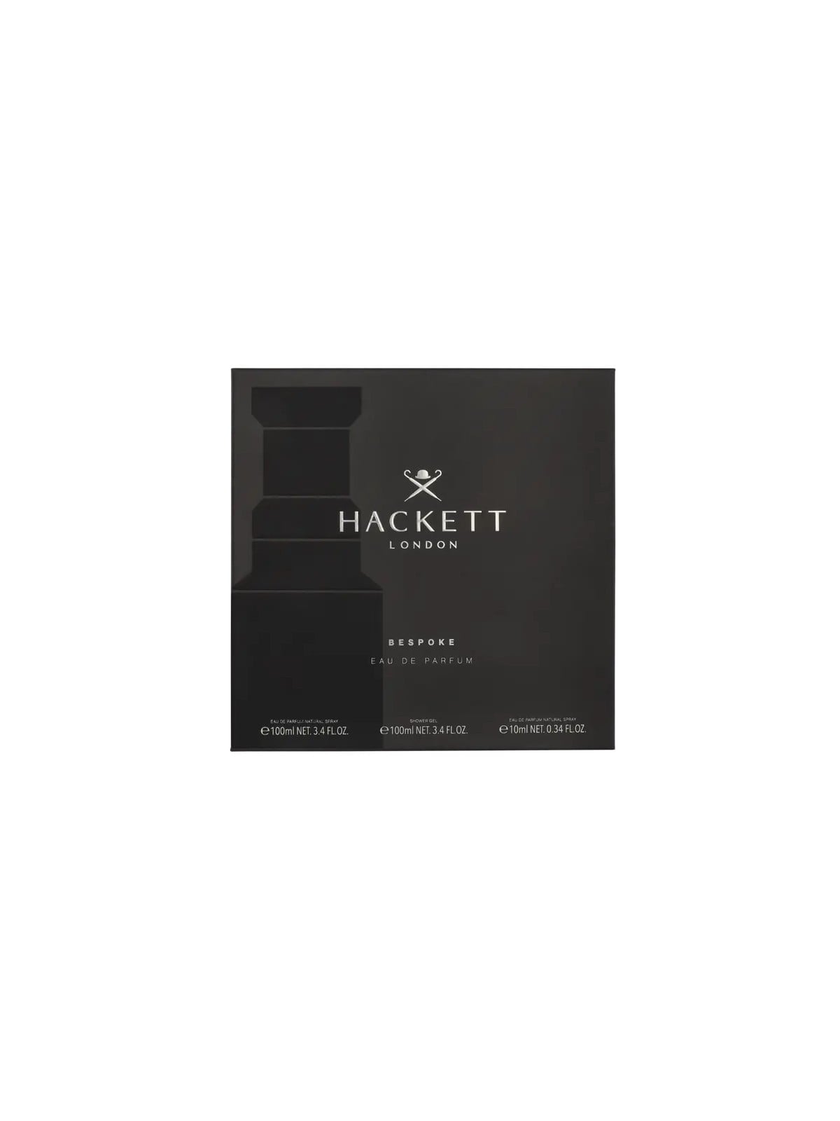 Hackett Bespoke Giftset eau de parfum Spray 100 ml Showergel 100 ml Travel Spray 10 ml 110ml