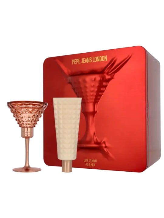 Pepe Jeans Life is Now For Her Giftset eau de parfum Spray 80ml Body Lotion 80ml 180ml