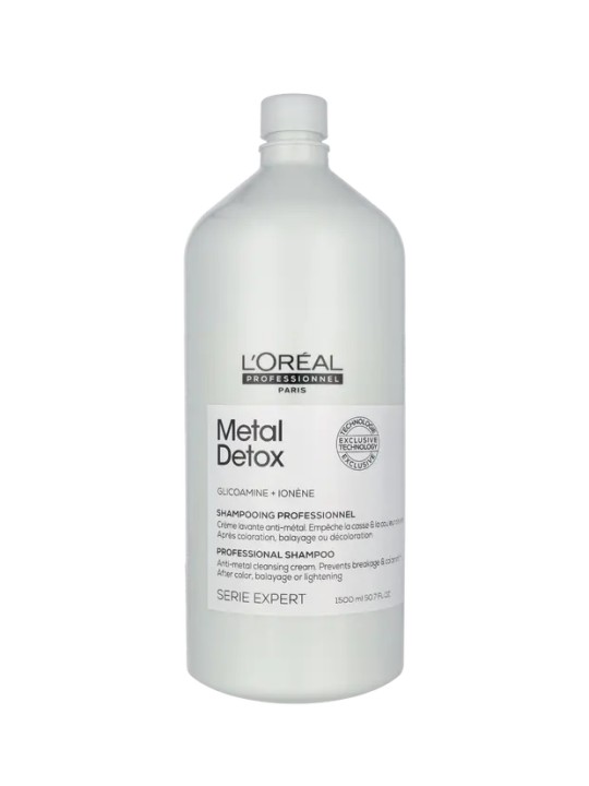 Shampoo L'Orï¿½ï¿½al Professionnel Paris Serie Expert Metal Detox donna 1500ml