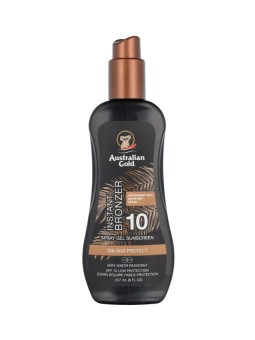 Australian Gold Spray Gel With Instant Bronzer Sunscr. SPF10 237ml