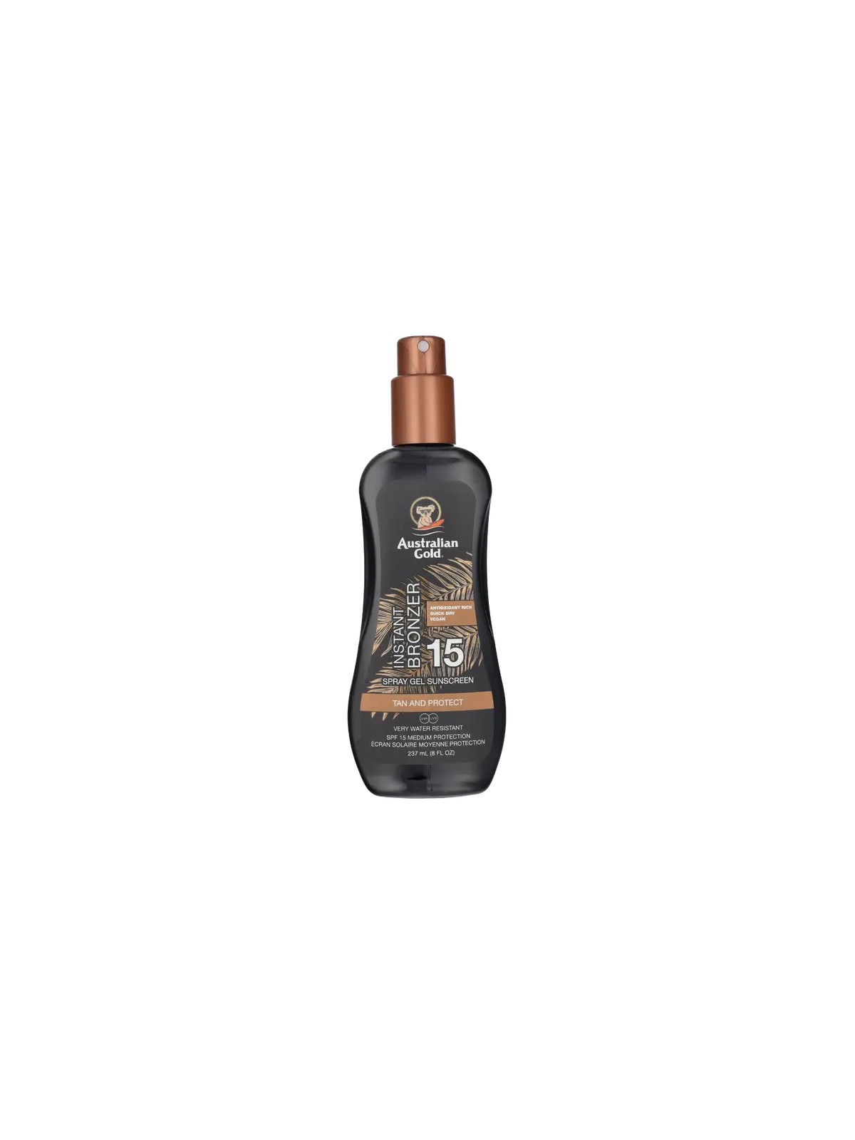 Australian Gold Spray Gel Instant Bronzer SPF15 237ml