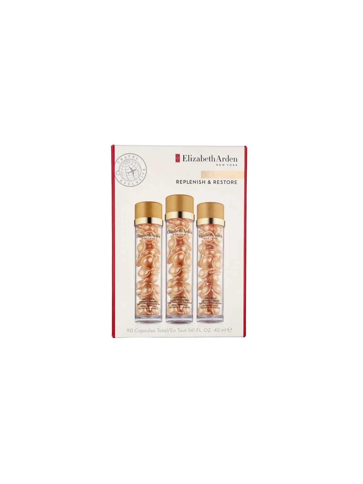 Elizabeth Arden Ceramide Daily Youth Restoring Serum Set Un set regalo di siero per la pelle in capsule donna 90 unit