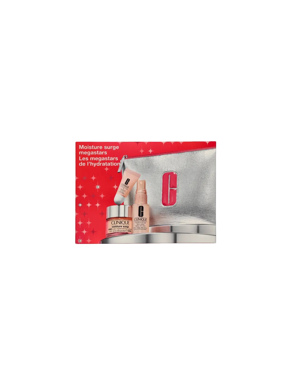 Clinique Moisture Surge Value Set Moisture Surge 100-Hour  Auto-Replenishing Hydrator 50ml Moisture Surge Face Spray 30ml Moist