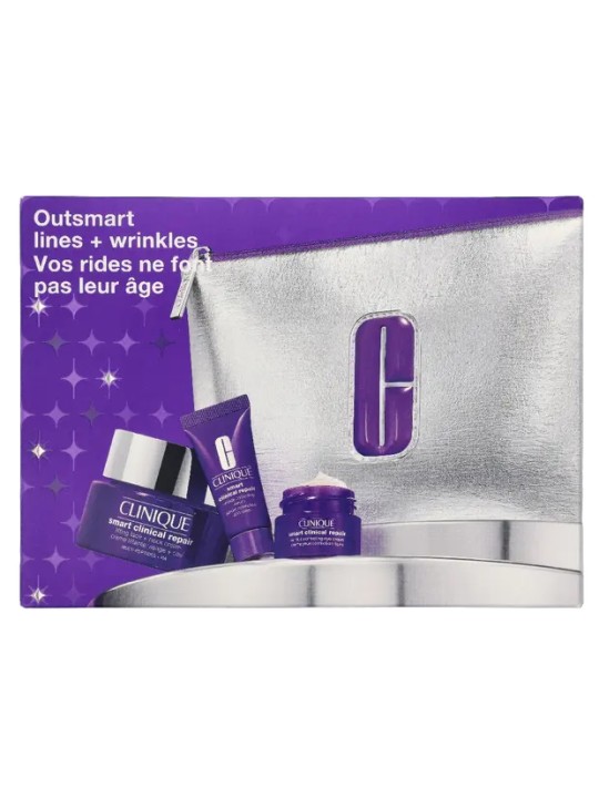 Set di creme lifting viso e collo Clinique Smart Clinical Repair - Cofanetto regalo 50ml donna