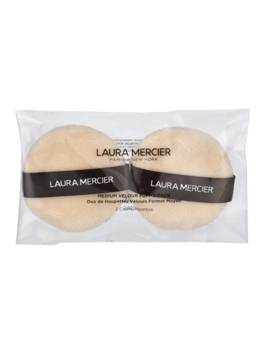 Laura Mercier Medium Velour Puff 2-Pack 1 unitï¿½ï¿½ 2pc