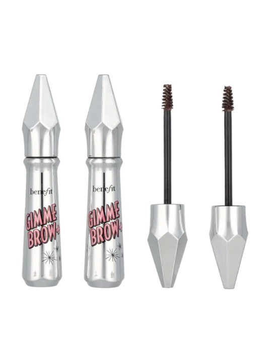 Benefit Gimme Brow & Go Brow Volumizing Fiber Gel Set donna 6g 2x3gr Gimme Brow Fiber Gel