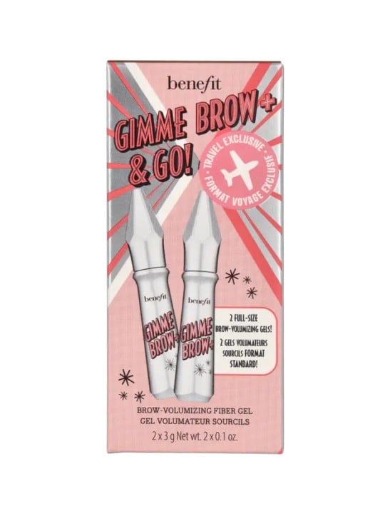 Benefit Gimme Brow & Go Brow Volumizing Fiber Gel Set donna 6g 2x3gr Gimme Brow Fiber Gel