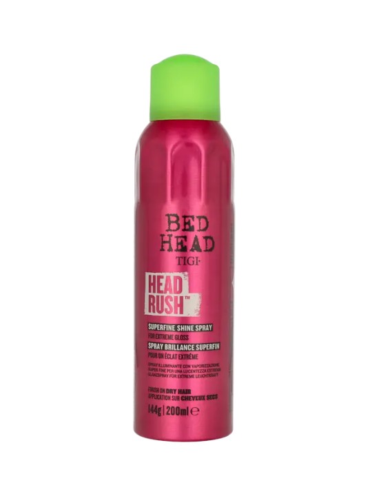 Tigi Spray per la lucentezza dei capelli Bed Head Headrush Superfine Shine Spray 200ml donna Tigi www.essenzetotalstyle.com 