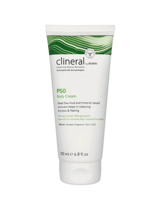 Ahava Clineral PSO Body Cream unisex 200ml Ahava www.essenzetotalstyle.com 