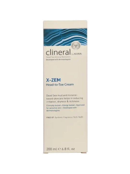 Ahava Clineral X-Zem Head-to-Toe Cream 200ml