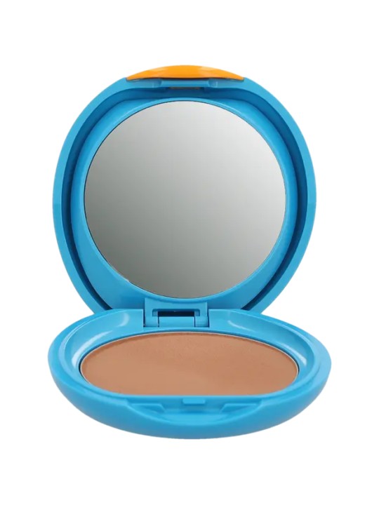 Fondotinta compatto protettivo UV Shiseido SPF30 - 12 g, cipria compatta waterproof Donna Dark Beige