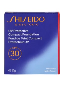 Shiseido Trucco solare compatto ricaricabile con protezione UV SPF30 n.Avorio Scuro 12gr unisex