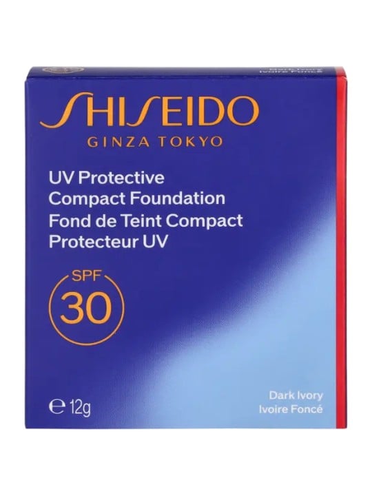 Shiseido Trucco solare compatto ricaricabile con protezione UV SPF30 n.Avorio Scuro 12gr unisex