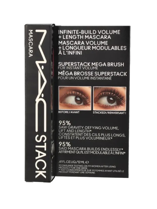 MAC Stack Macro Mascara donna 12ml Black