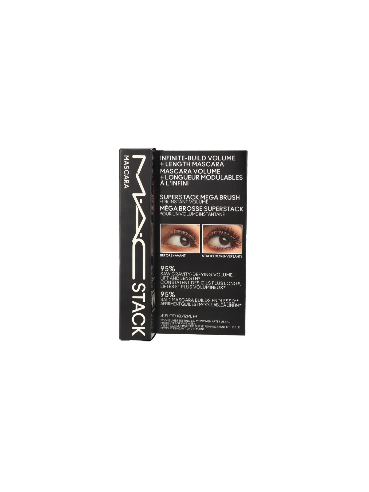 MAC Stack Macro Mascara donna 12ml Black
