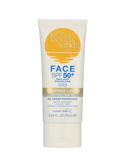 Bondi Sands Lozione viso colorata senza profumo SPF50+ per tutti i giorni, 75ml unisex