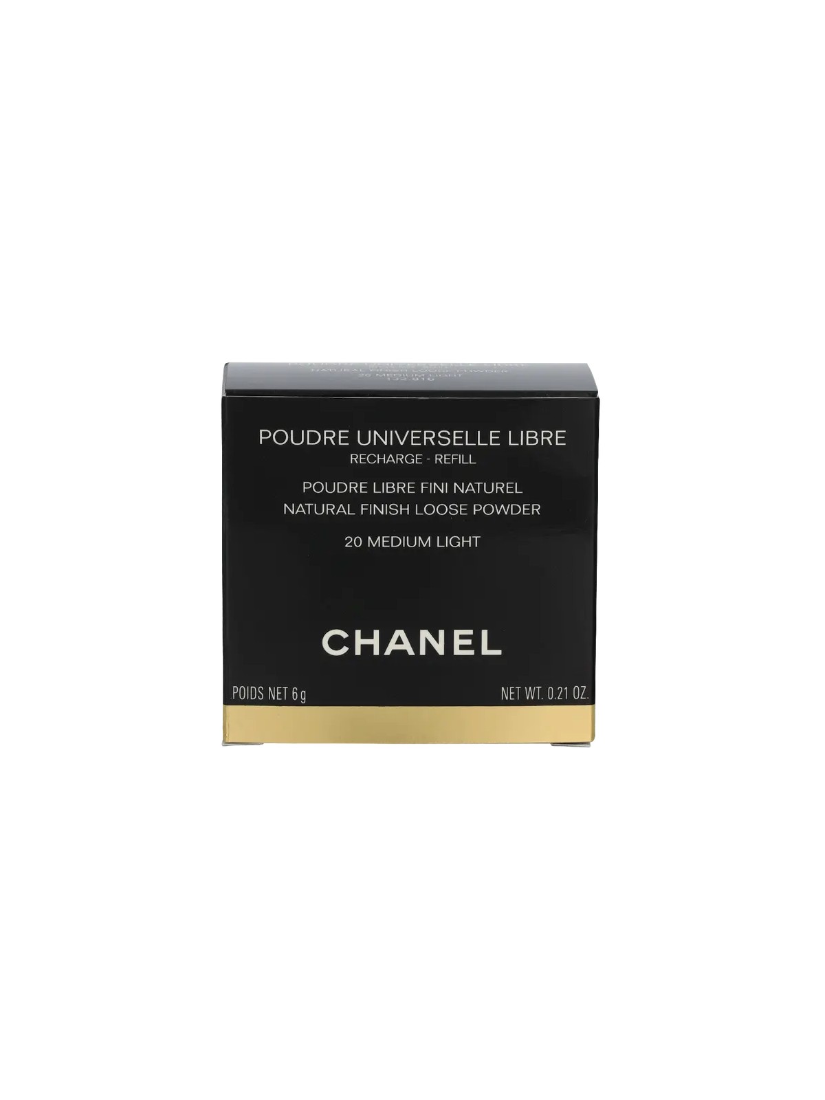 Chanel Cipria libera UNIVERSAL FREE, formato da viaggio, ricarica n.20-Medium Light 6gr unisex