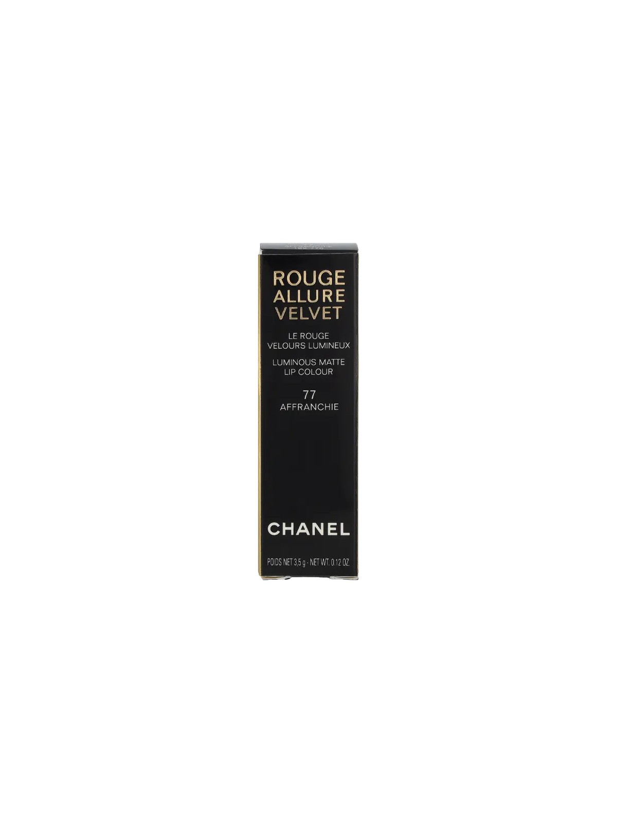 Chanel ROUGE ALLURE VELVET n.77-Affranchie 3.6gr unisex