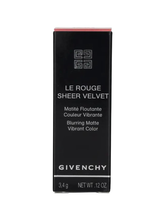 Rossetto Givenchy Le Rouge Sheer Velvet Matte N 17 Rouge Erable