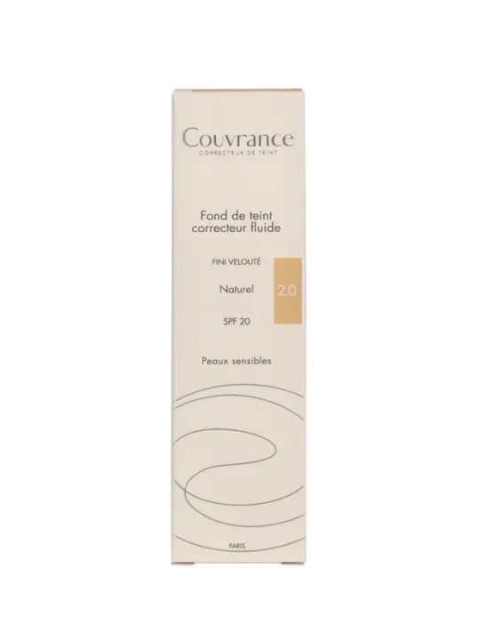 Base Fluida Avene Couvrance SPF20 30ml Natural