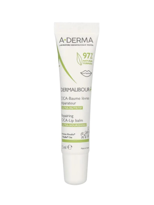 A-Derma DERMALIBOUR CICA Repairing Lip Balm 15ml unisex
