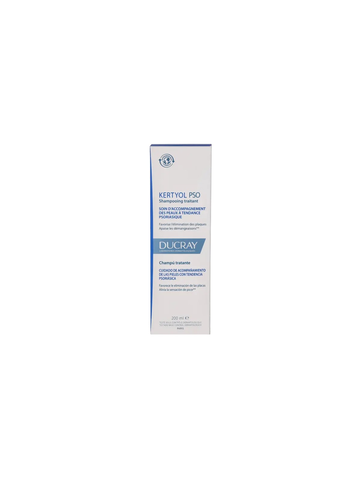 Ducray Kertyol PSO Shampoo Trattante Antiprurito Unisex 200ml